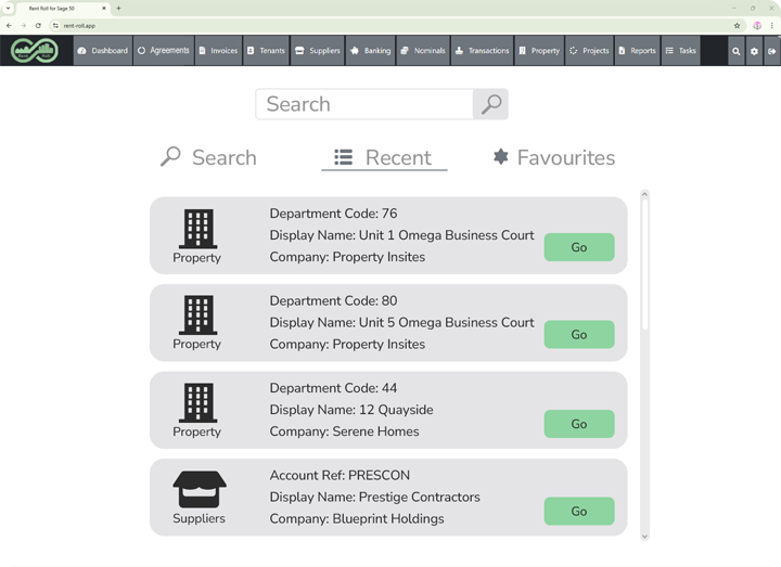 Search-recents